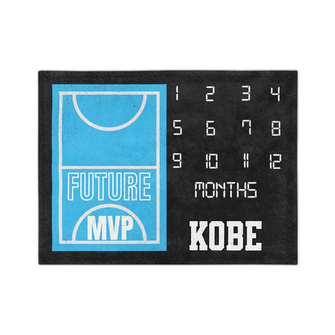 Future MVP Basketball Baby Blanket