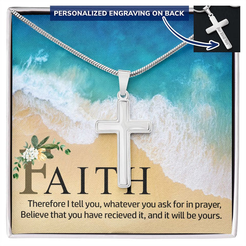 Personalized Cross Necklace